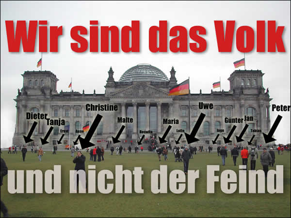 Datei:Wir sind das Volk und nicht der Feind.jpg